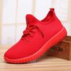 New Fashion Women Mesh Breathable Casual Red Shoes Sports Shoes Comfortable Fit