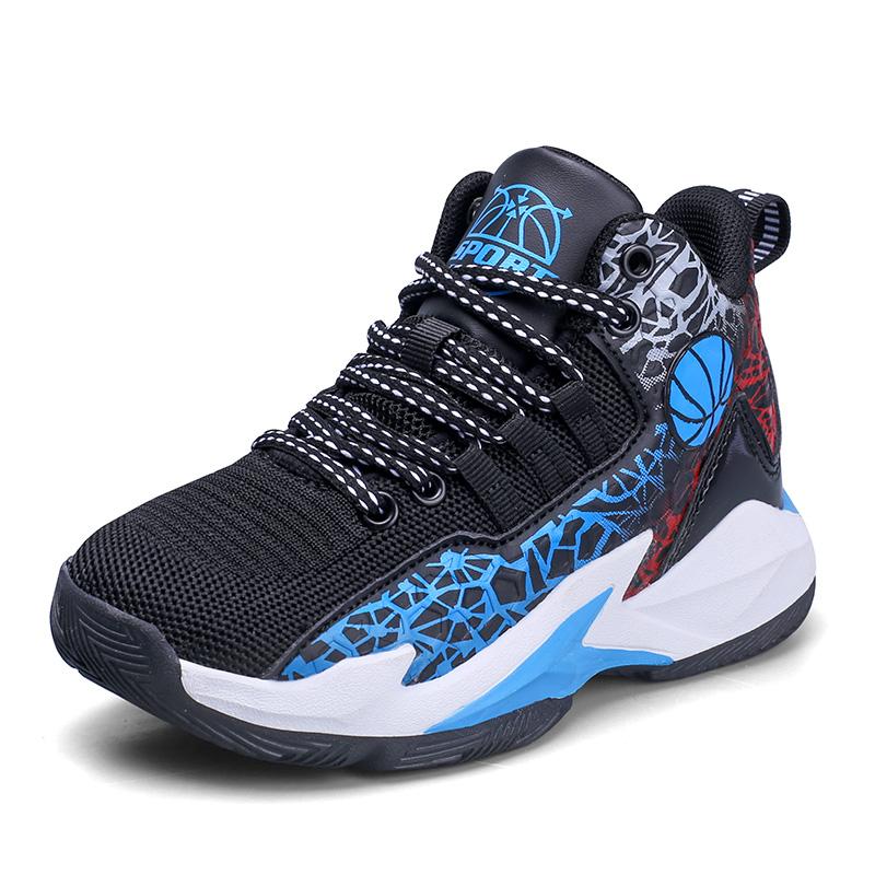 Basketball Shoes Men Field Training Non-slip High-top Luxyry Design Mesh Breathable Sneakers Pro Original Kids Basketball Boots
