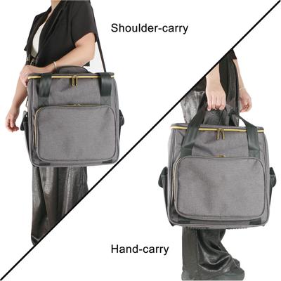 Albums Storage Carrying Bag With Dividers Portable Record Album Storage Travel Organizer Bag for Travel Collection