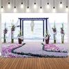 Wedding Party Photography Backdrop Flower Scenes Floral Bridal Shower Engaged Ceremony Party Decor Banner Photo Background Props17
