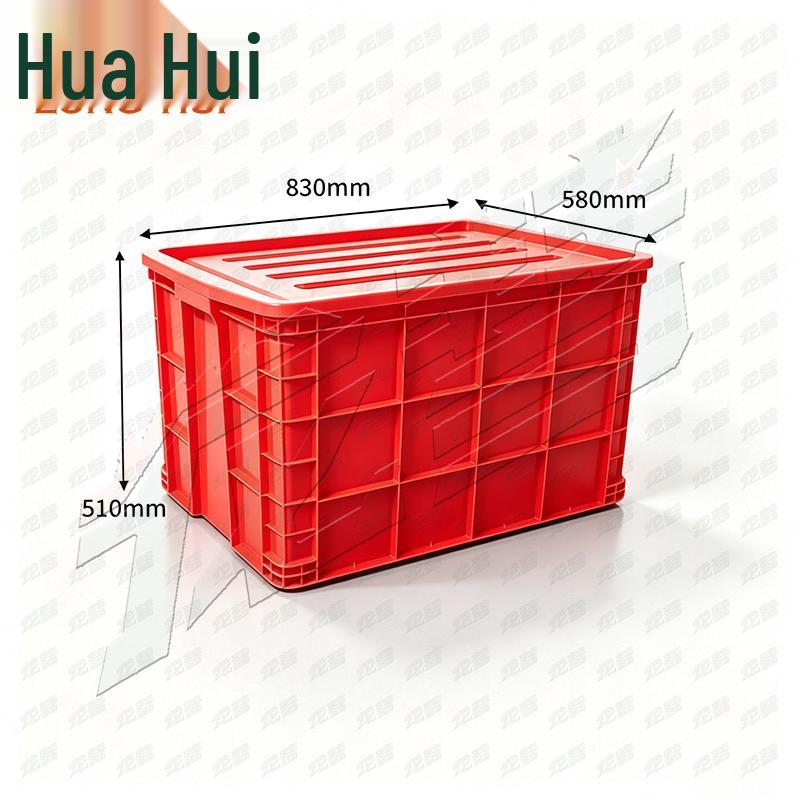Longhui Plastic Storage Crate with Lid