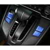 For Honda CR-V CRV 2017- Aluminum Blue 4X Gear Shift Button Sticker Trim