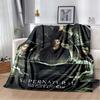 2026 New Supernatural Dean Sam Printed Blanket flannel Sofa Bed Cover for Four Seasons Comfortable Sleep Portable Warm Blanket