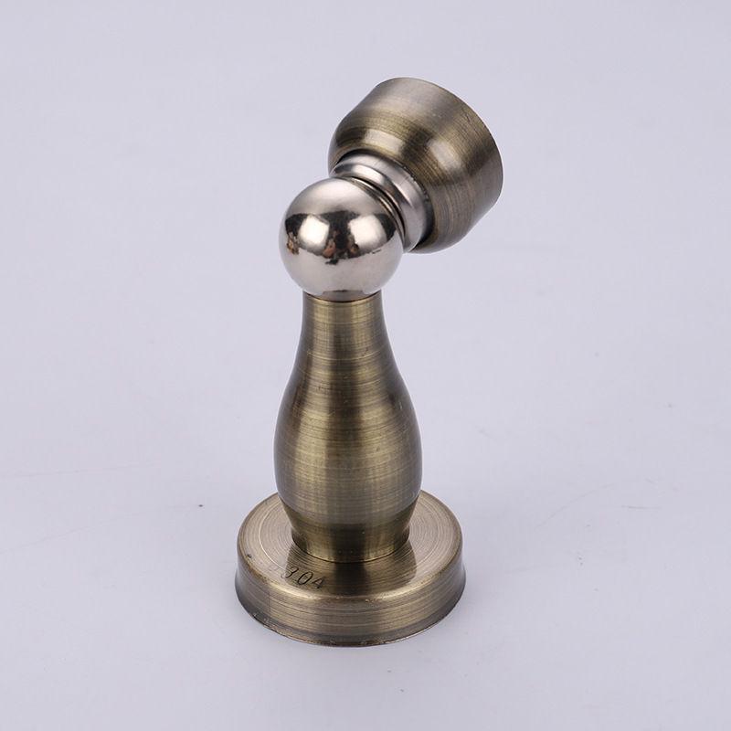 304 Stainless Steel Magnetic Floor Door Stopper - Invisible Anti-Collision Wall Mount for Bathroom Door