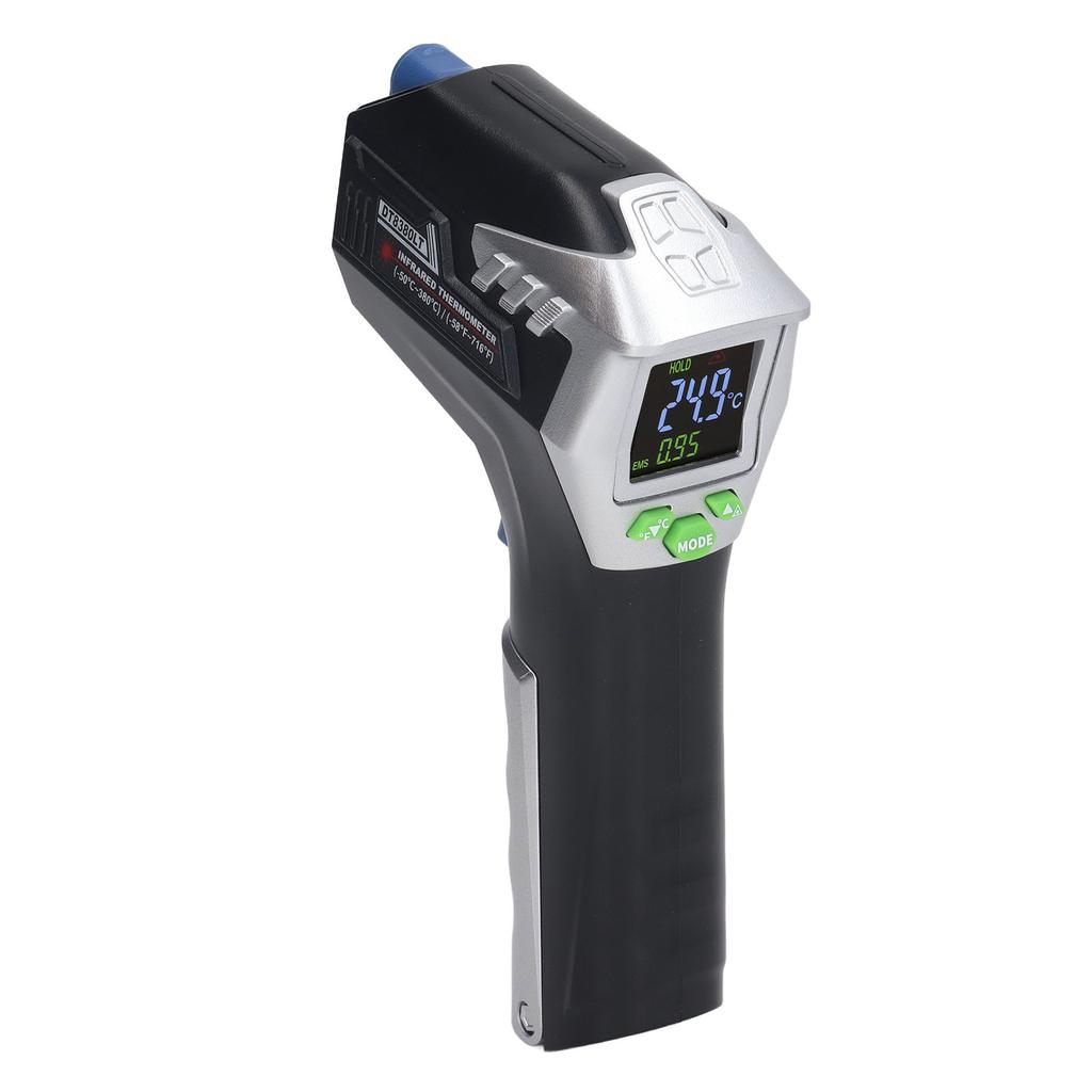 Infrared Thermometer LCD Screen Backlit Display Auto Shutdown Low Battery Indication Industrial