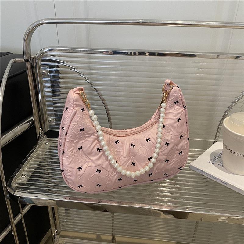 

Милый галстук-бабочка Модный и универсальный маленький рабочий портфель на одно плечо для ношения в руке розовый