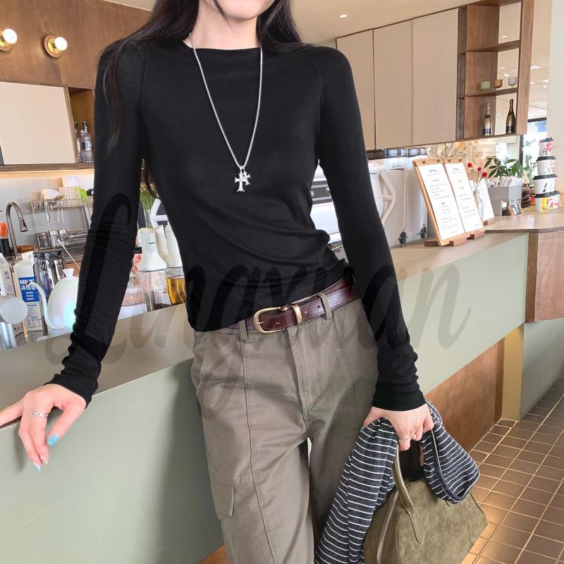 

Women s Grey Lyocell Tencel Slim Fit Long Sleeve Shirt - Autumn/Winter 2026 Extra Large