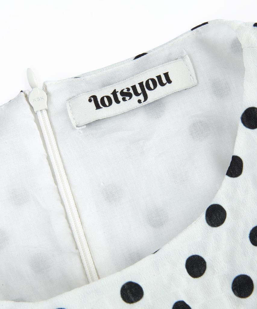 LOTSYOU Lotsyou_Darlene Mini Dress White