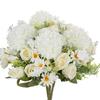 Rose Chrysanthemum Silk Bouquet Artificial Flowers Wedding Home  Christmas Wreath Garden Arch Diy Gift  Sales Bridal Bouquet
