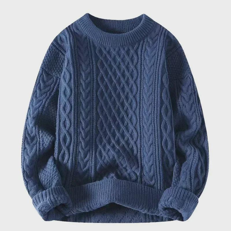 Wine Red Zodiac Year Knitted Sweater for Men and Women - Christmas and Winter Fashion