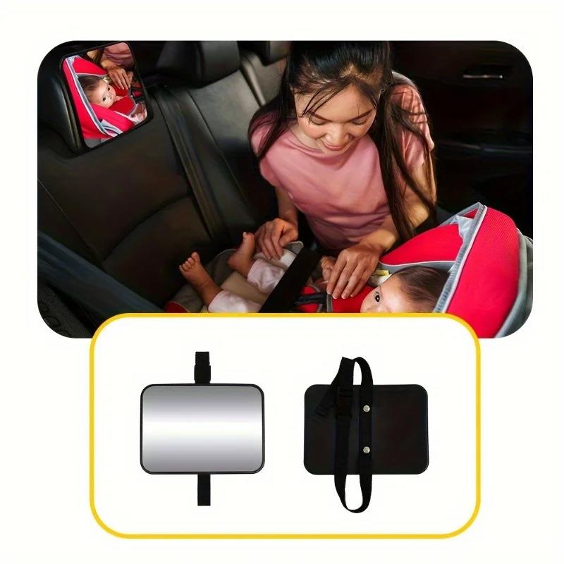 Anti shatter car rearview mirror suitable for reverse observation of infants and children with a wide field of view Interior Mirrors6