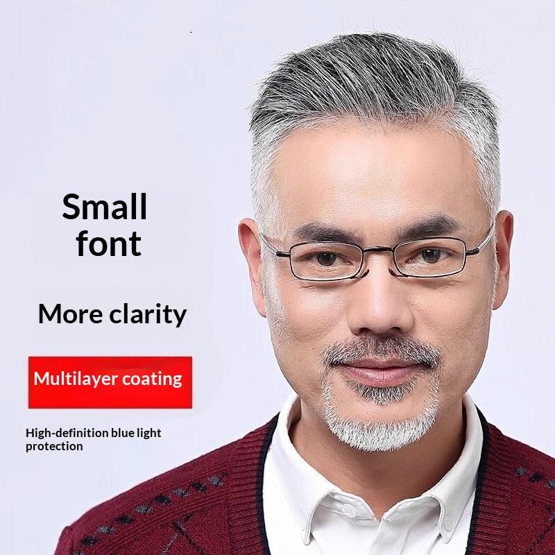 Foldable Reading Glasses +1.00 To +4.00 Strength Men Women Anti Blue Light Farsightedness Eyewear With Case