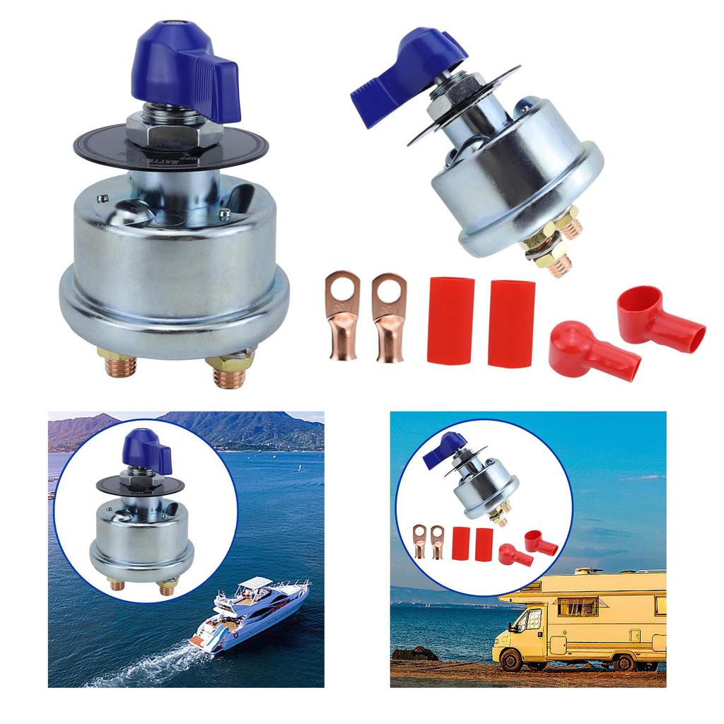 Generic Master Disconnect Switch 300A High Current 12V-24V Replacement Switch for RV Marine Boat Outboards Yacht Vehicle