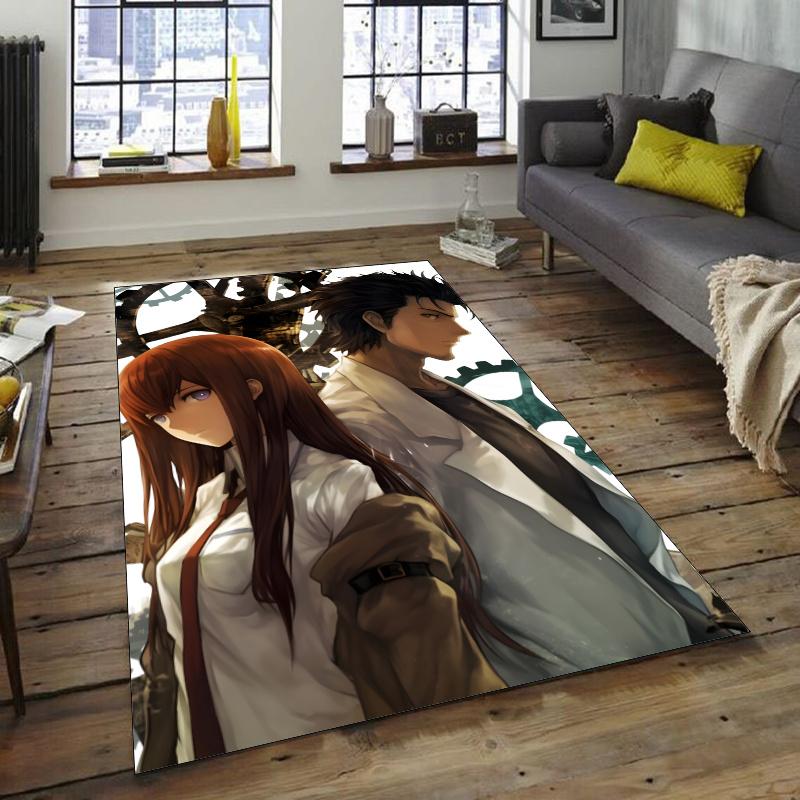 Steins;Gate Design Area Rug - Non-Slip, Soft & Cozy Floor Mat for Living Room, Bedroom, Office - Indoor/Outdoor Decorative Carpet