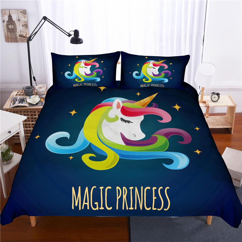 unicorn single bed sheets