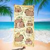Capybara Towel Microfiber Beach Towel Absorbent Quick dry Soft Yoga Swimming Resort Mountain Climbing Towel
