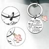 To My Mom Keychain,Stainless Steel Mom Keychain From Son Daughter,Mother’S Day Birthday Gifts,Remember I Love You Mom Key Ring