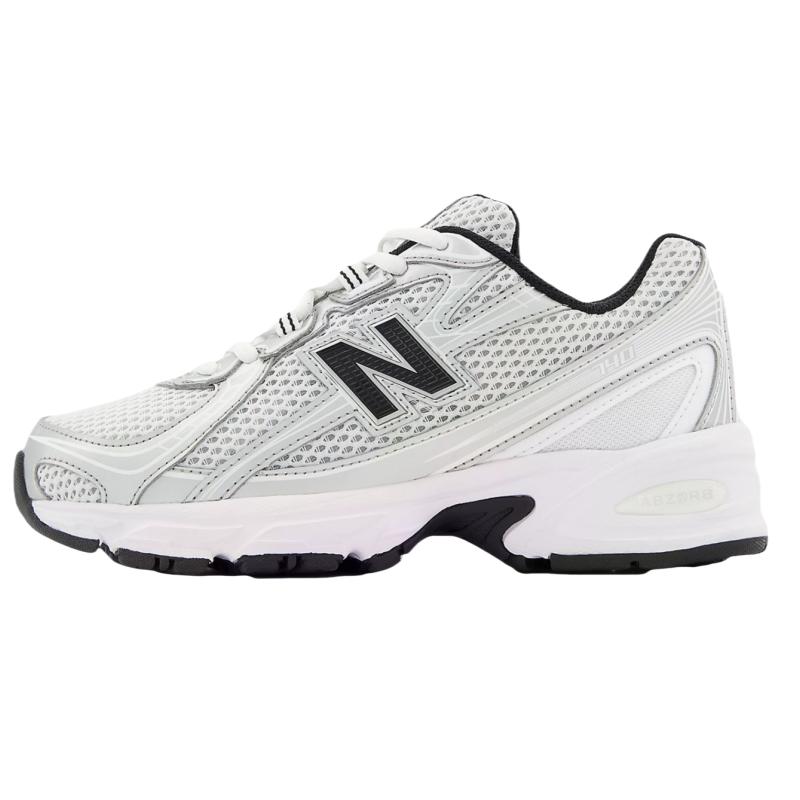 New Balance 740 Big Kid White Silver Black Kids Sneakers Grey GR740NW