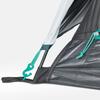 Tenda QUECHUA Decathlon Leggera, calda, antivento, facile da montare, facile da trasportare MH100 FRESH BLACK Per 2 persone, facile da montare, pressione dell'acqua doppia Campeggio/arrampicata/escursionismo