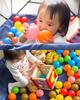RiZKiZ Colored Balls, 7 Colors, 100 Balls, 7cm Diameter [Soft Polyethylene] (For Pools, Ball Pits, and Ball Houses)