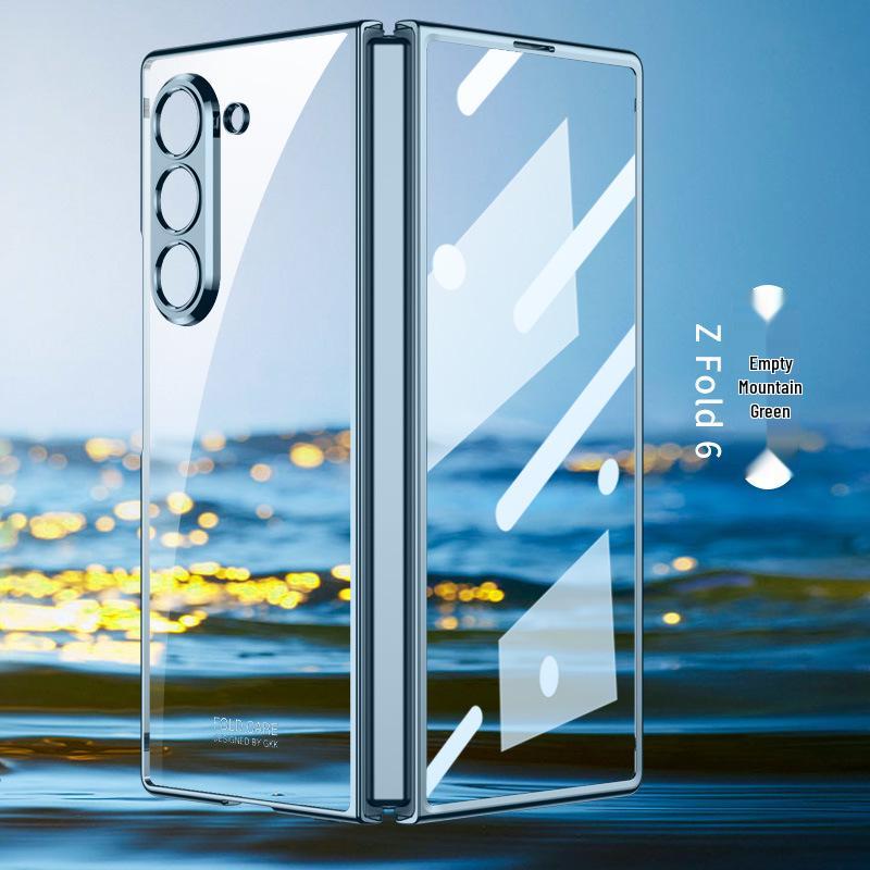 Samsung Z Fold6 Electroplated Transparent Protective Case