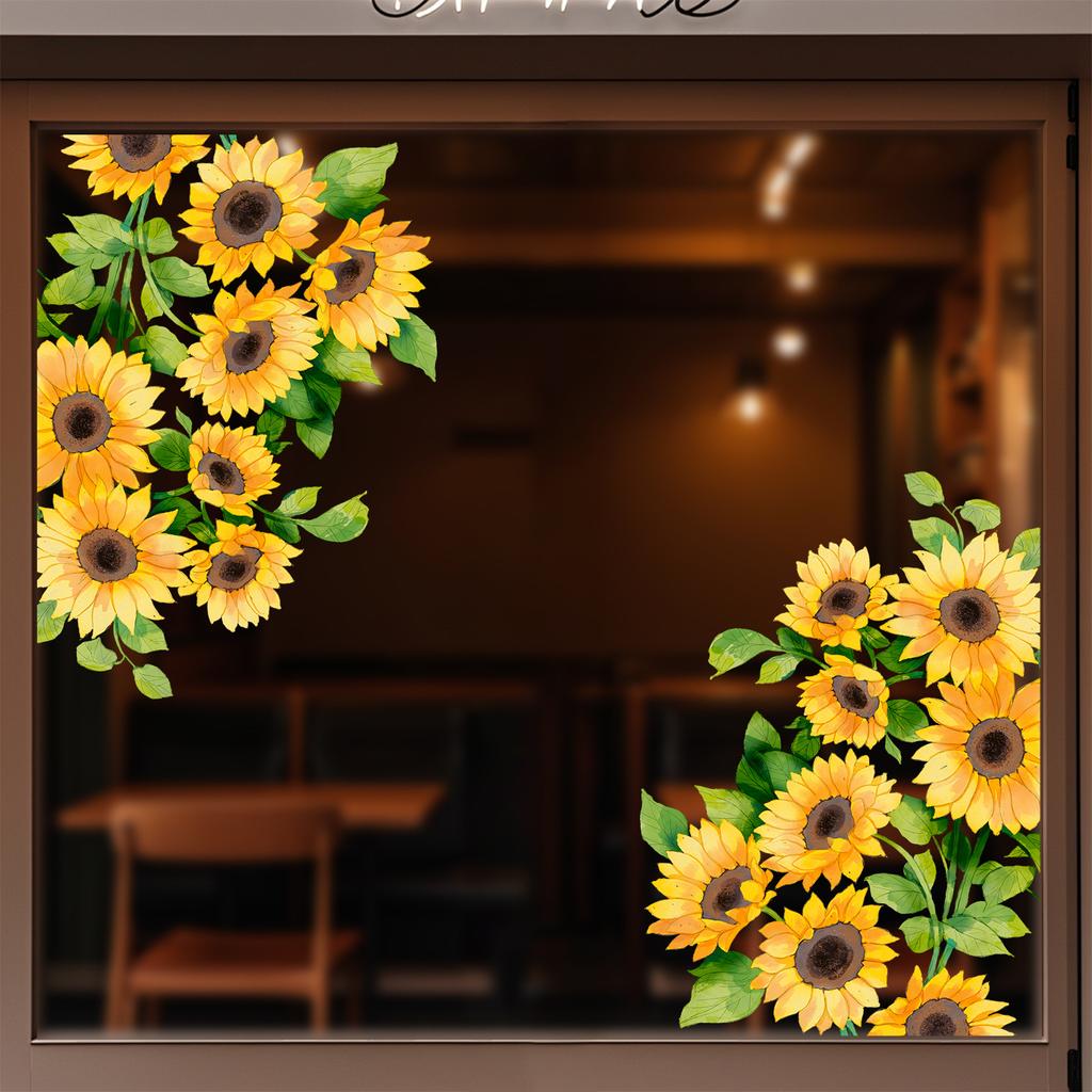 Sunflower Bedroom Kitchen Living Room Stickers