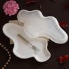 Multipurpose Large Oval Resin Tray Molds Sturdy Silicone Home Accessory Portable for Concrete Dishes Craft Supplies