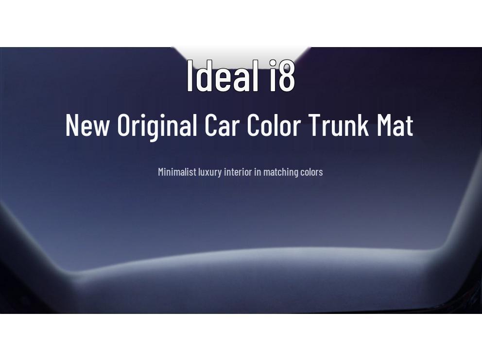 Li Auto i8 Trunk Mat, Full Coverage, Fits 2025 Six-Seater Interior Accessories