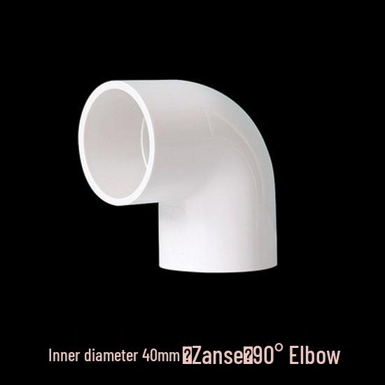 PVC 90-Degree Right Angle Elbow Water Pipe Fittings (20-75mm)