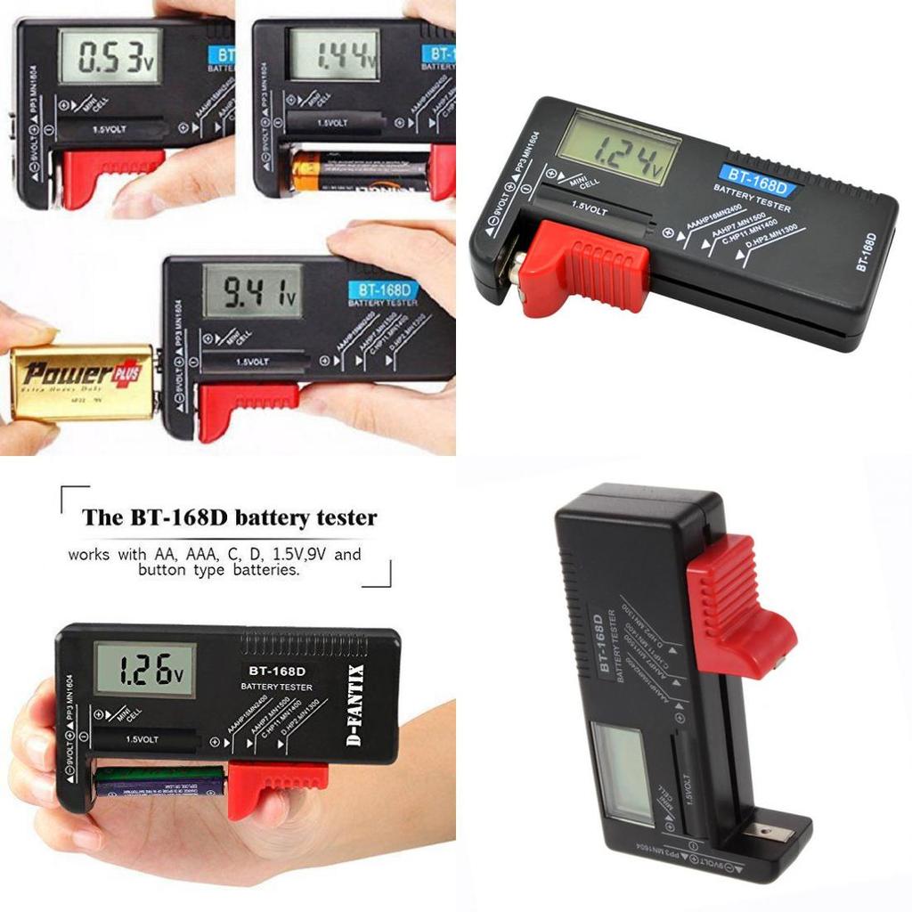Premium Quality Universal Battery Tester With Easy-to-read Lcd For All Battery Types