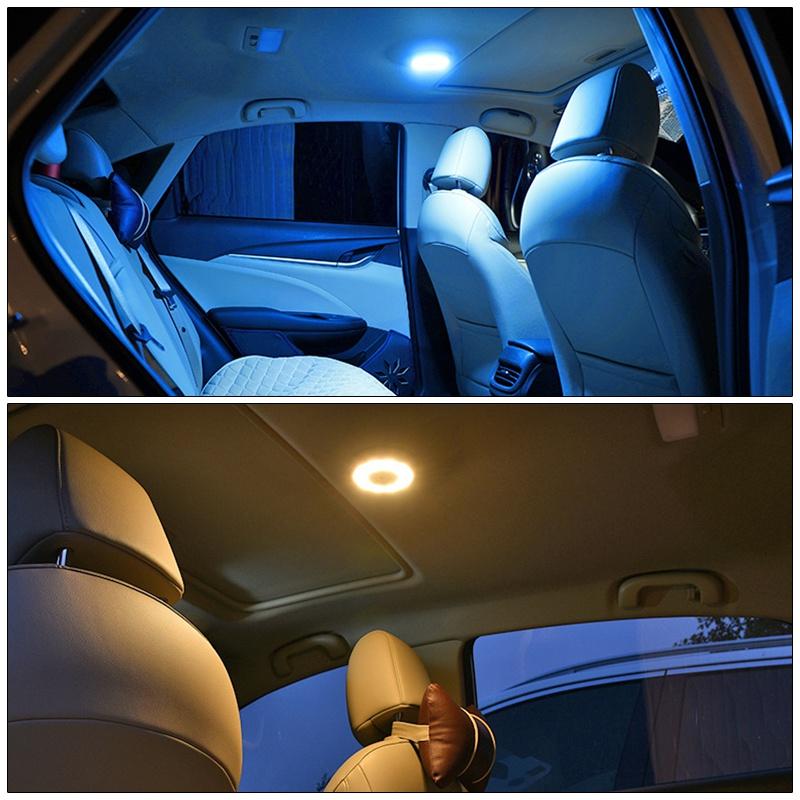 LED Car Interior Reading Light Auto USB Charging Roof Lamp Auto Day Light Trunk Dome Vehicle Indoor Ceiling Lamp Car Accessories