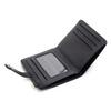 New Arrival Hot Sale Women'S Ultra-Thin Wallet Bifold PU Leather Card Clamp With Key Chain Zipper Document Package