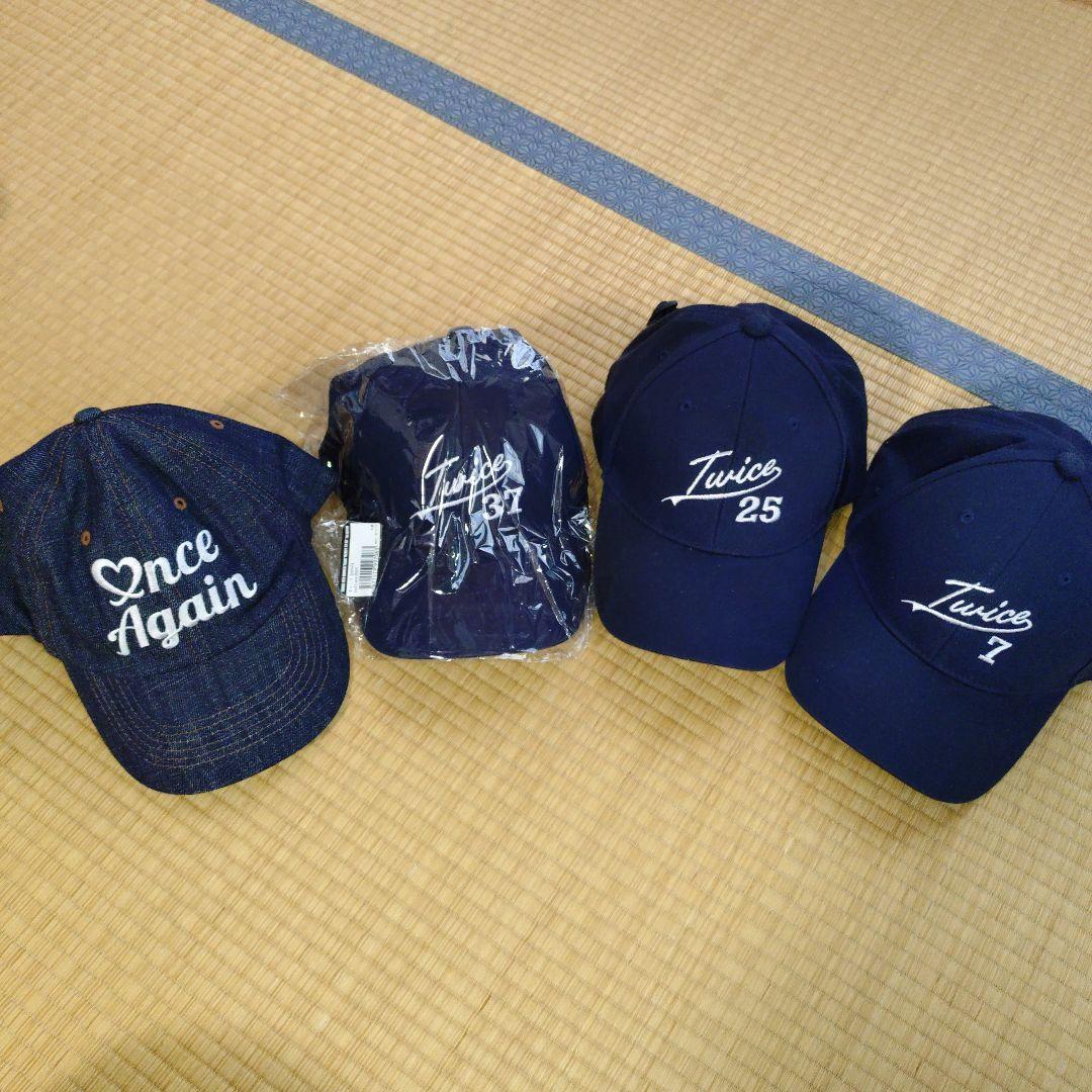 

[USED] TWICE READYTOBE Caps (3 pieces) & ONCE AGAIN Cap