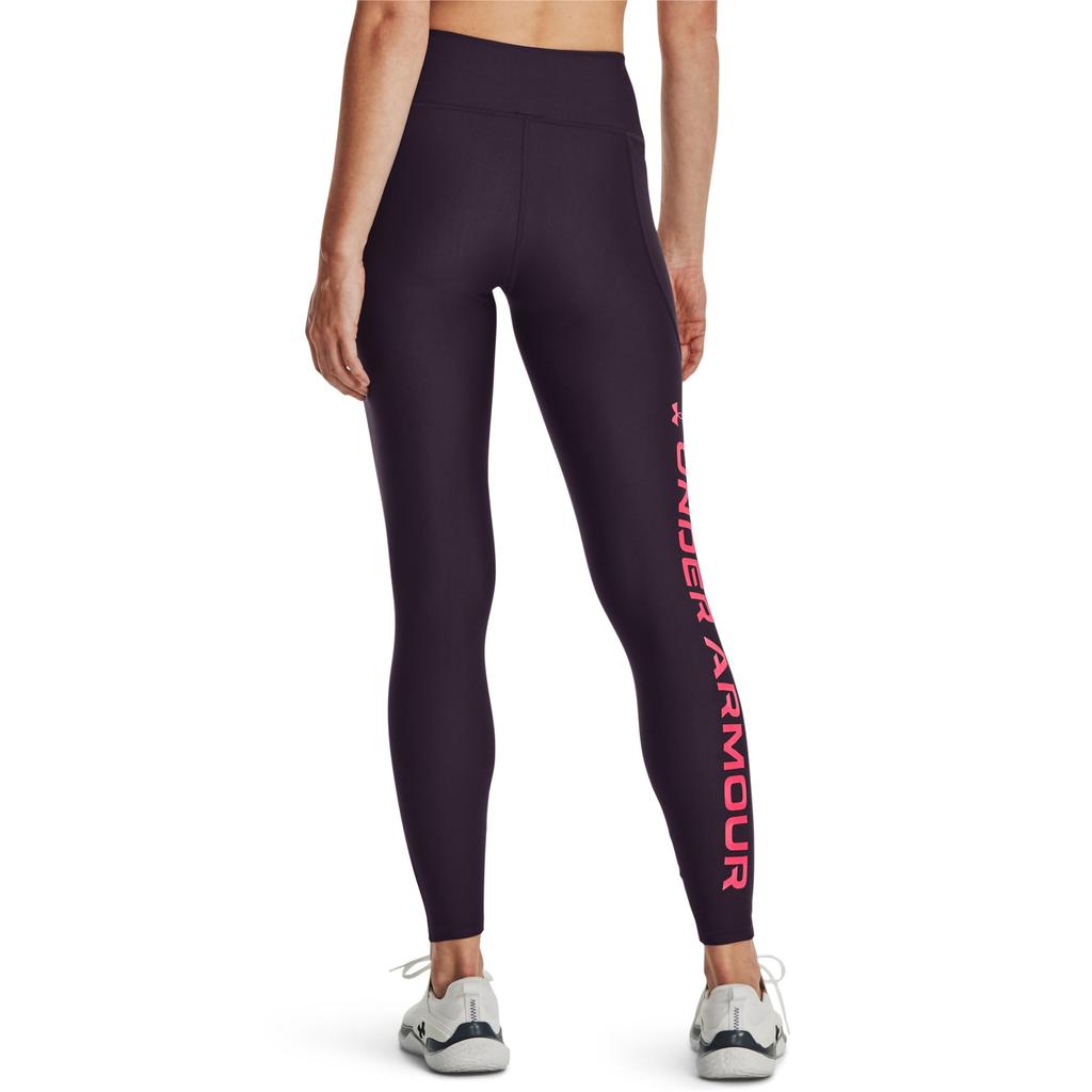 UA Armor Branded LeggingTux Purple Pink ShockLG
