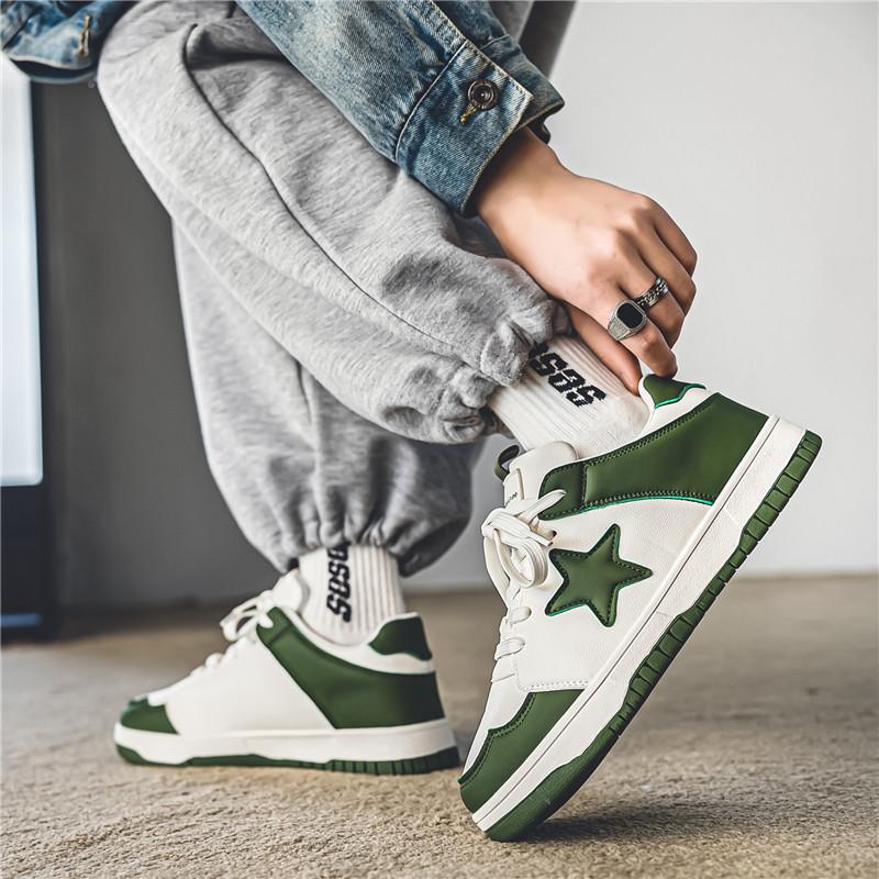 The New Classic Fashion Shoes for Male Students All-match Non-slip Board Shoes High Quality Wear-resistant Casual Sports Shoes