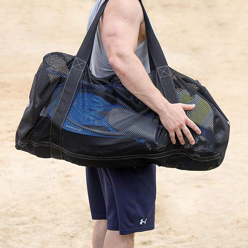 Surfing Swiming Multifunctional Snorkeling Foldable Mesh Tote Portable Nylon Outdoor Scuba Diving Extra Large Beach Storage Bag