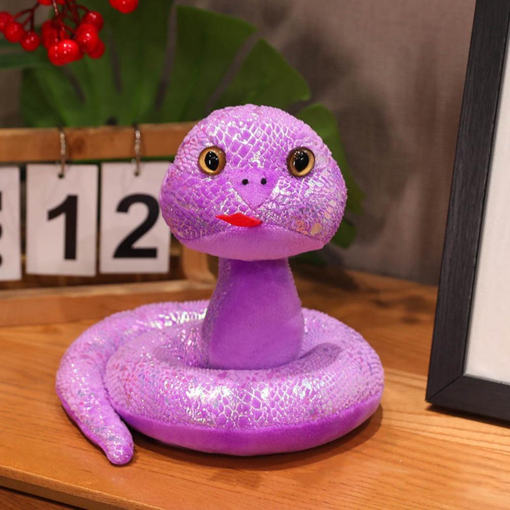 Simulation Snake Year Plush Toy PP Cotton Lucky Snake Doll Plushies  Children
