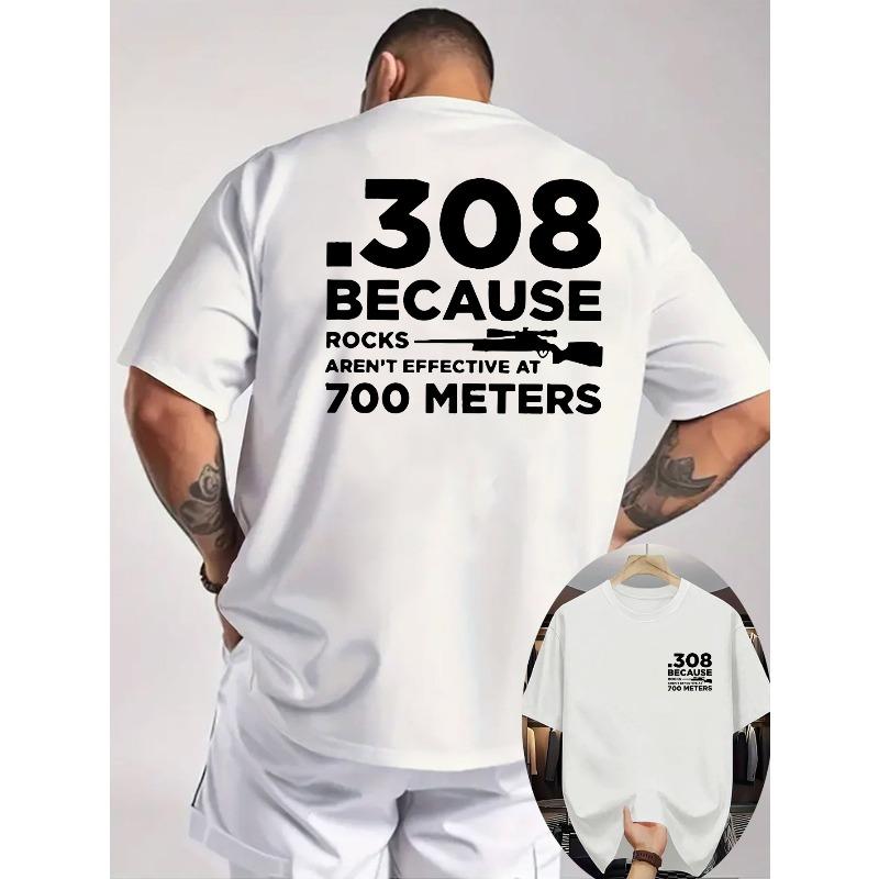 Men'S Casual T-Shirt with Ribbed Round Neck And Short Sleeves, Refreshing And Comfortable, Featuring Double-Sided Printing On The Front And Back