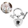 Engraved Key Rings Graduation Key Holder Gift for College and Graduate Students