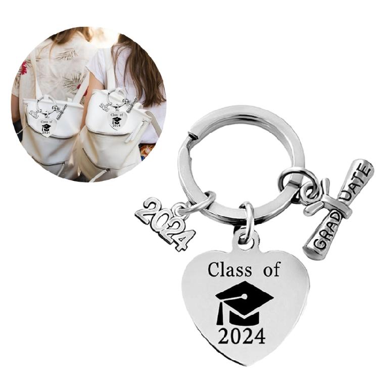 Engraved Key Rings Graduation Key Holder Gift for College and Graduate Students