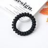 5Pcs/set New Fashion Matt Solid Telephone Wire Elastic Hair Band Frosted Spiral Cord Rubber Band Hair Tie Stretch Head Band Gum