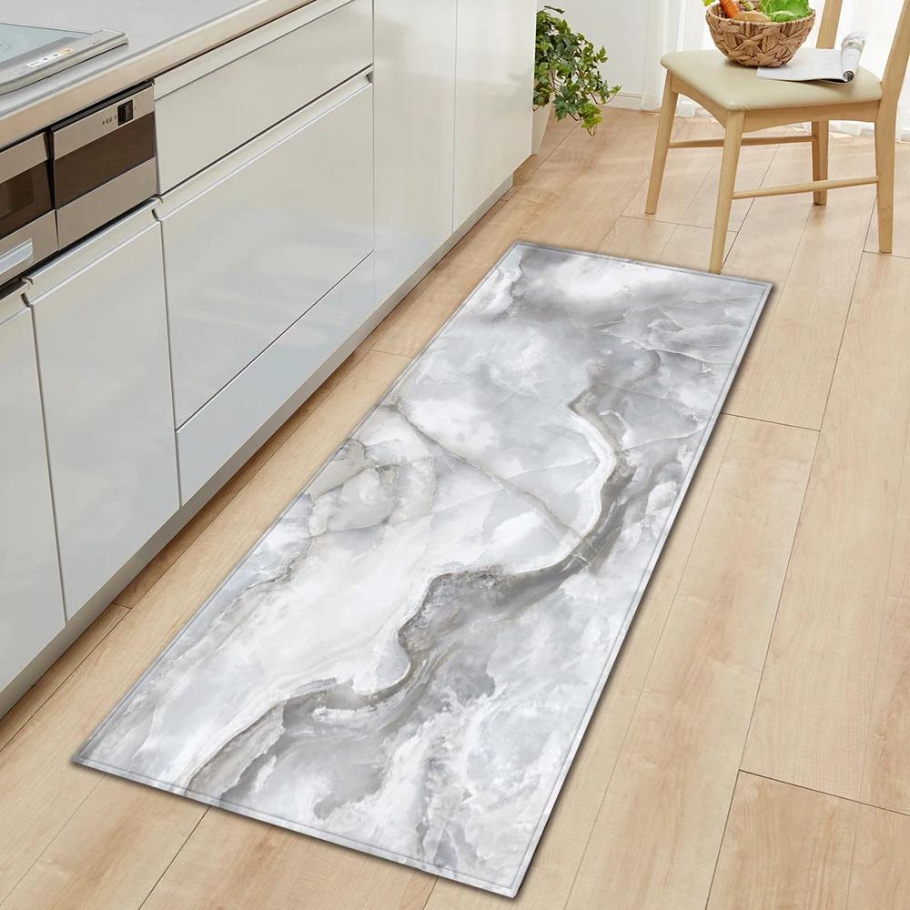 Marmerpatroon Huis Keuken Vloermat Deur Voorkant Decoratie Vloermat 40x120cm