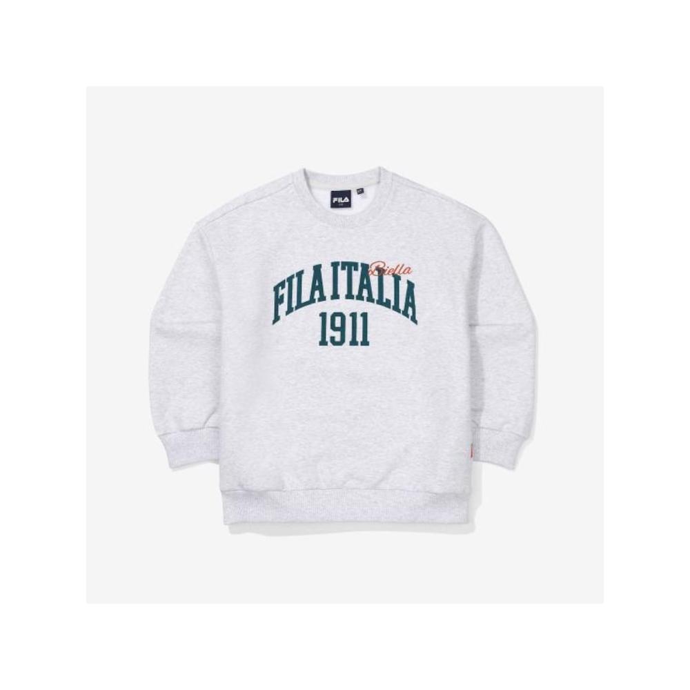 

[fila Kids] Толстовка Varsity Brushed Fk2pof4203x Wtm q0zFk2pof4203xWtm WHITEMELANGE/120