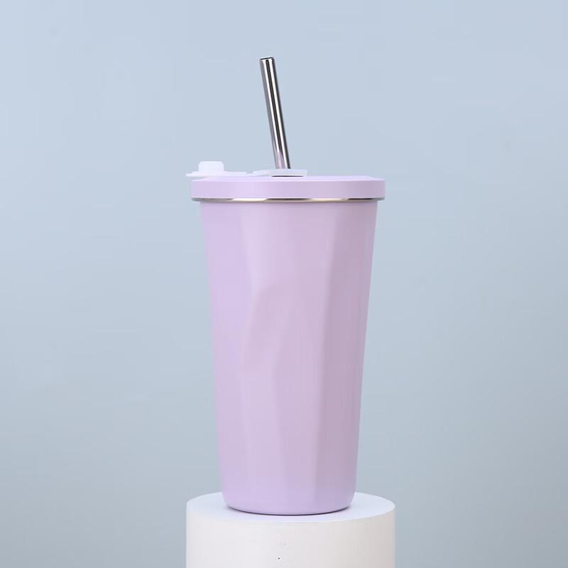 Diamond Pattern 304 Stainless Steel Insulated Coffee Mug