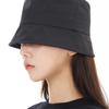 LUOESPAC Overfit Nylon Drop Bucket Hat (Black)