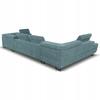 U-shaped Corner Sofa Bed, Extendable F. Savio Family Sleep Furniture J Green Corduroy