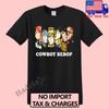 COWBOY BEBOP ANIME CAST Men's Black Size S-5XL