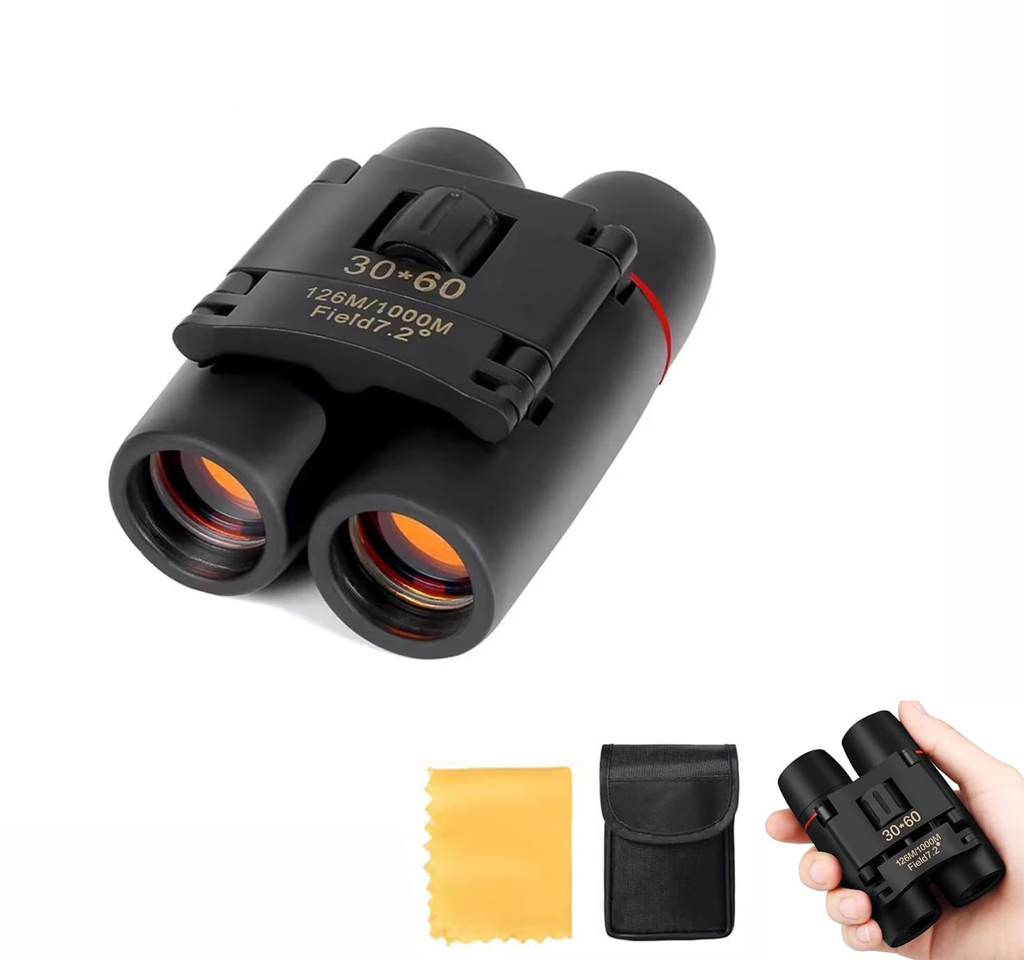 

Легкий та компактний оперний бінокль з куполом, ідеальний для живих концертів, та включає регульований шийний ремінець і спеціальний вібростійкий чохол для зберігання