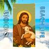 Christus Handdoek Textiel Lam Badjas Jezus Strand Sneldrogend Herder Lichtgewicht Draagbaar Kamperen Zwembad Reizen