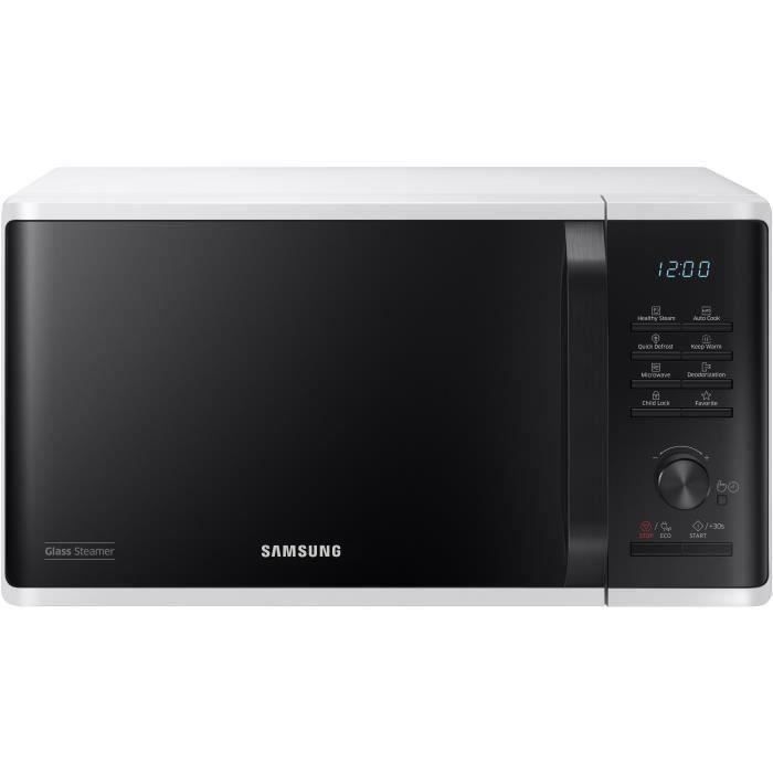 Solo Microwave 23L - SAMSUNG - MS23K3555EW - White - Electronic Control + Button - Keep Warm Function